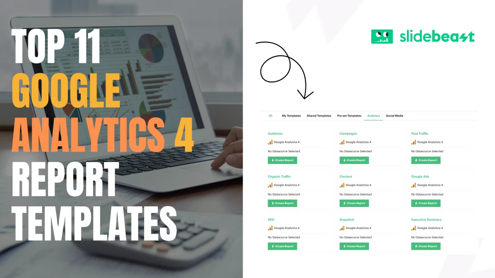 Google Analytics 4 Automated Reports: Explore Slidebeast Templates