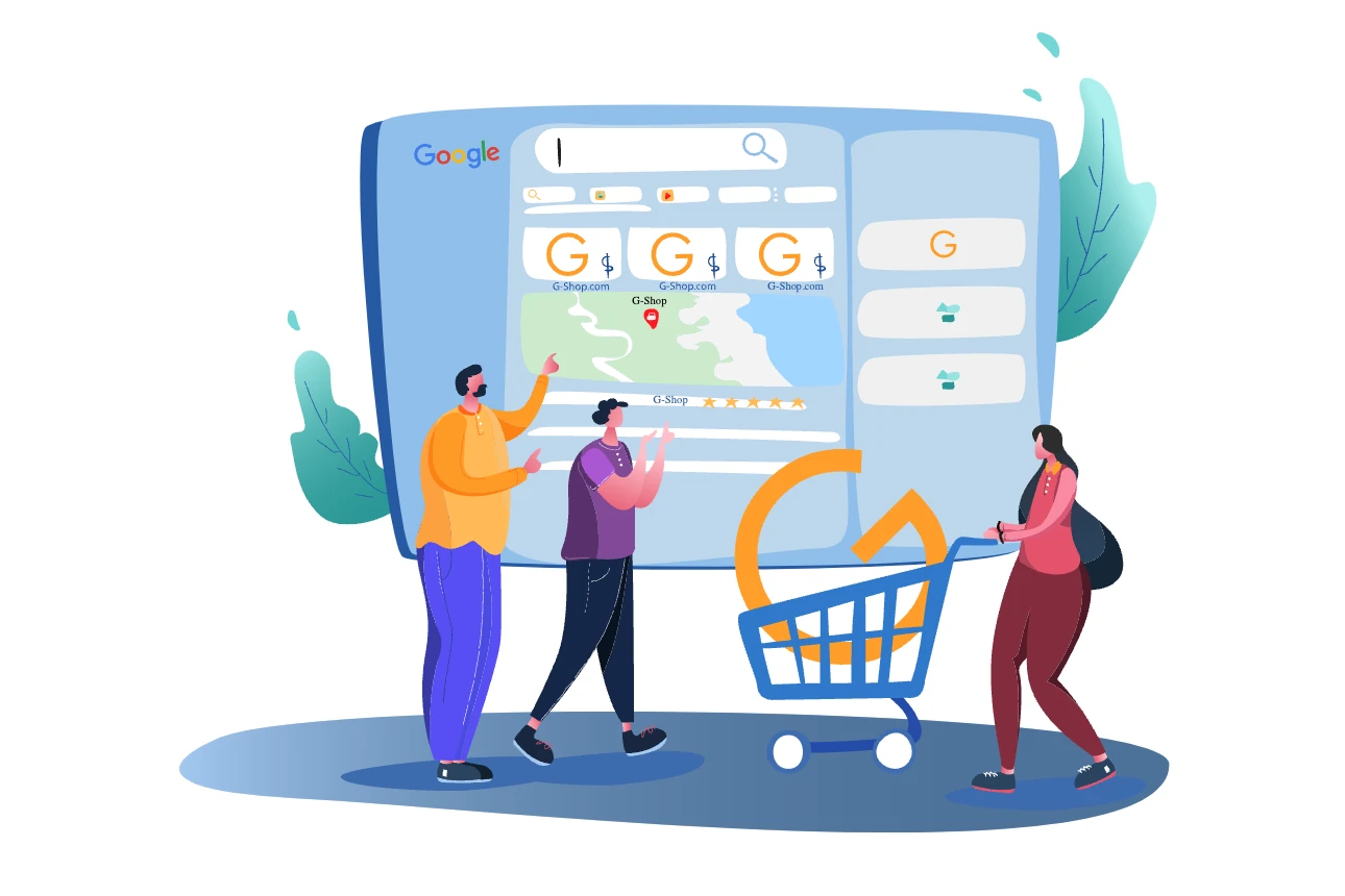 Google Shopping Illustration