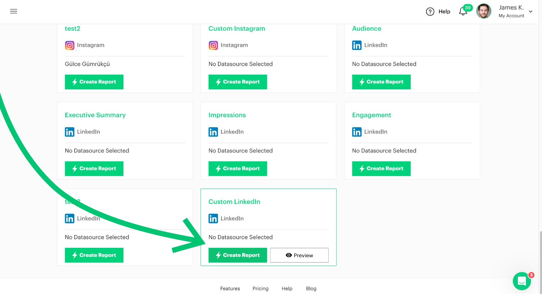 Slidebeast Pre-Made Report Templates