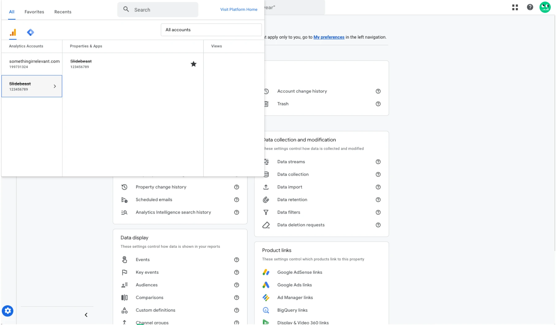 Google Analytics 4 Recover Deleted Account