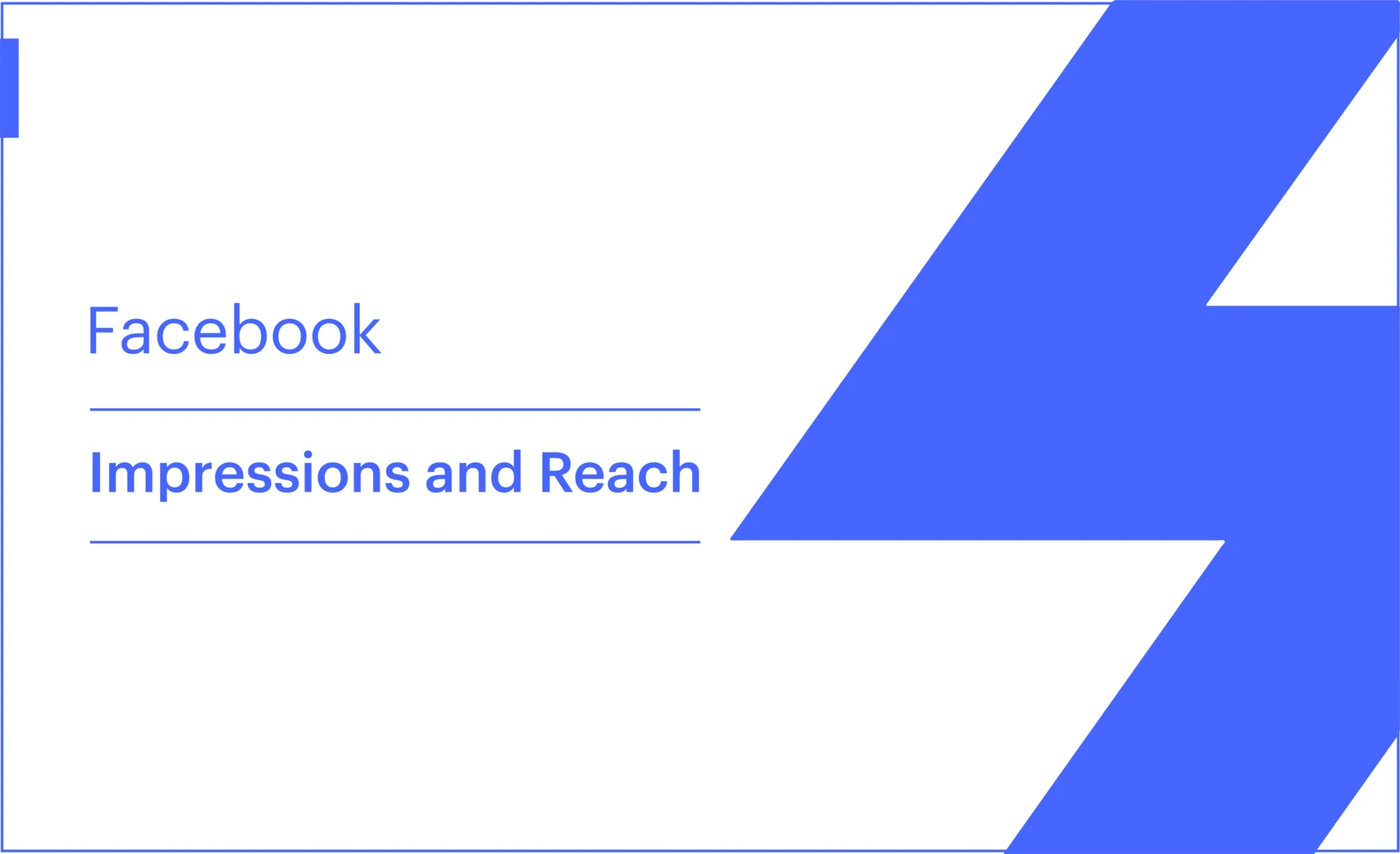 Facebook Impressions and Reach Report Template