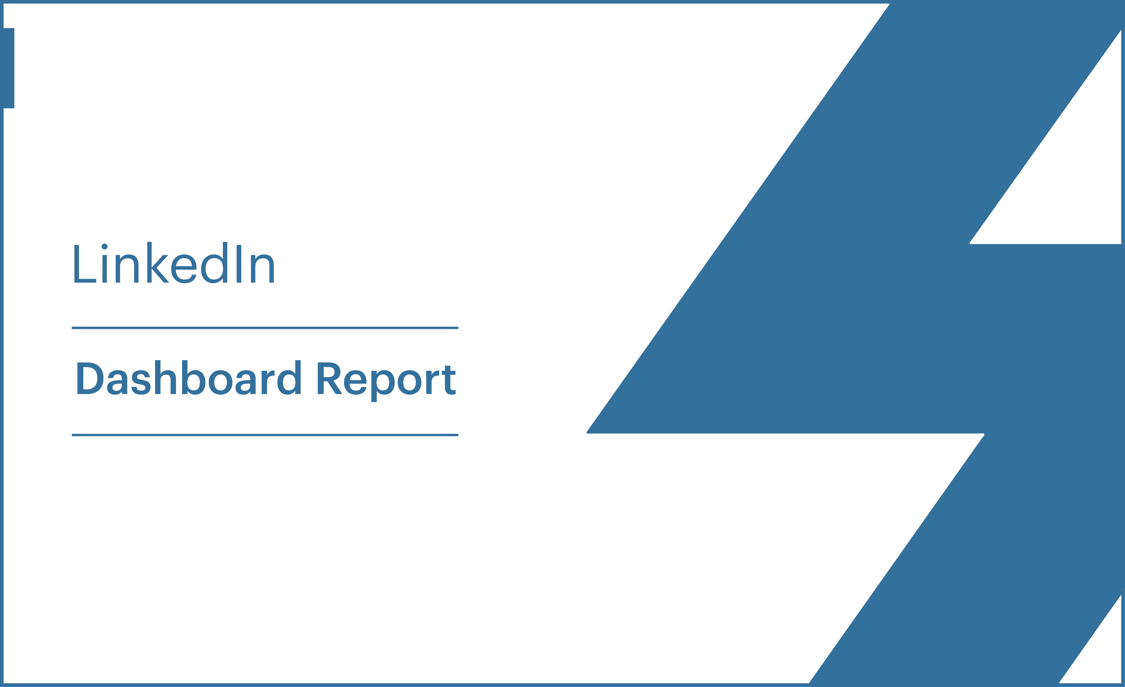 LinkedIn Dashboard Report Template